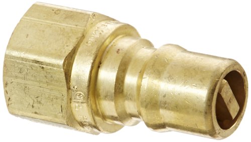 Eaton Hansen 100506 Brass Gas Mate Series, Coupler Plug, 3/8