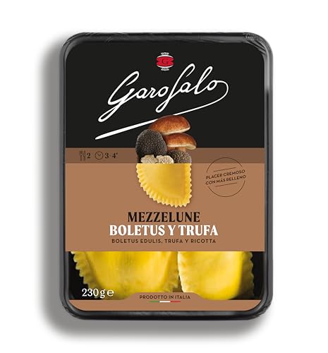 Garofalo Pasta Fresca, Mezzelune con setas y trufa, 230g