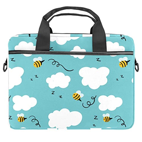 Sac ordinateur 13-14 pouces à bandoulière mignon et léger pour PC et Mac