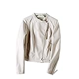 [Mejor regalo] -Esta chaqueta de cuero es el regalo perfecto para ti o tus amigos. Es muy adecuado para organizar fiestas de Navidad, clubes nocturnos, Halloween, regalos de San Valentín para ella, elegantes recorridos nocturnos. Las chaquetas de piel sintética son populares en todas las estaciones.