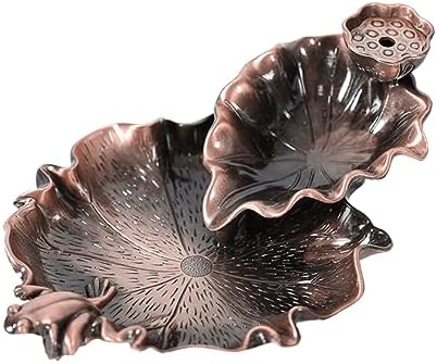 Artibetter 1pc Incense Stick Holder Incense Holder Alloy Backflow Incense Lotus Pond Aroma Furnace Lotus Pond Incense Burner Home Decoration Home Accessories Decor Statue Decor Decorations