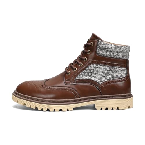 Image of Shaire Men's Leather Chukka Boots | Lace-Up Ankle Boots for Men | Casual Comfort Boots