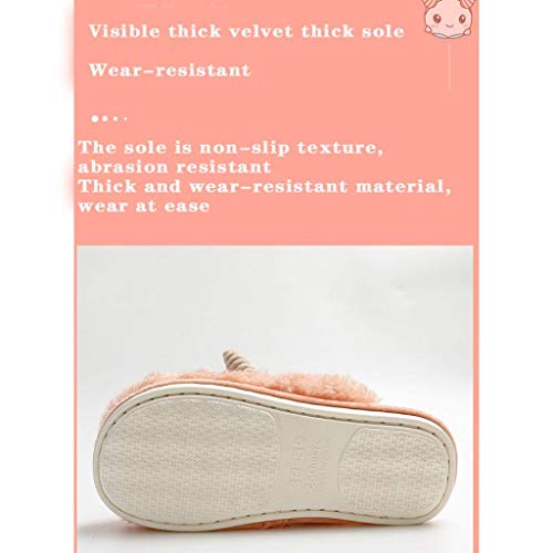 Chaussons d'hiver en coton antidérapants chauds et confortables - 5