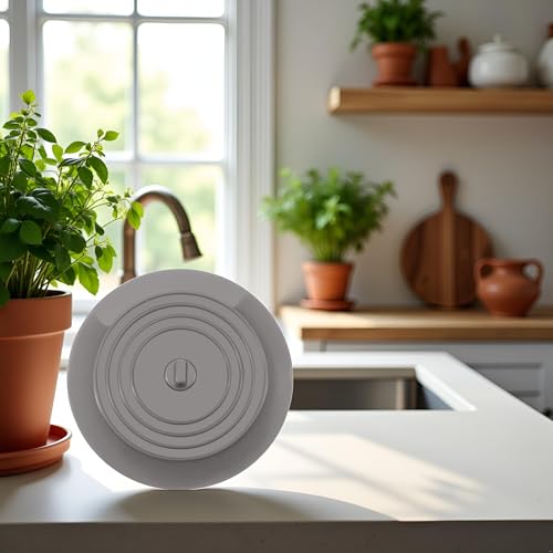 2 piezas tapones circulares delgados de silicona para desagüe miniatura 6