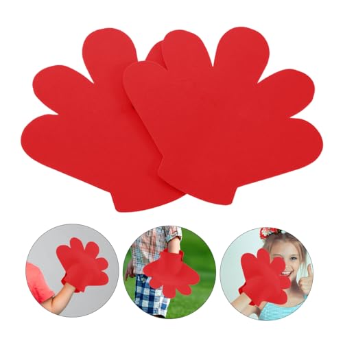 Milisten 2pcs Flower Cheerleading Handheld Gloves for Boys and Girls Safe Materials Fun Props for Sports Themed Parties and Kindergarten Activities Cheerleading Pom Poms for Team Spirit 7