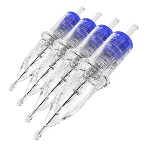 Image of Dragonhawk Extreme Tattoo Needles - 20PCS Disposable Round Liner Cartridges 1205RL Professional Needles for Lining Work Fits Most Tattoo Machines (Pack of 4)