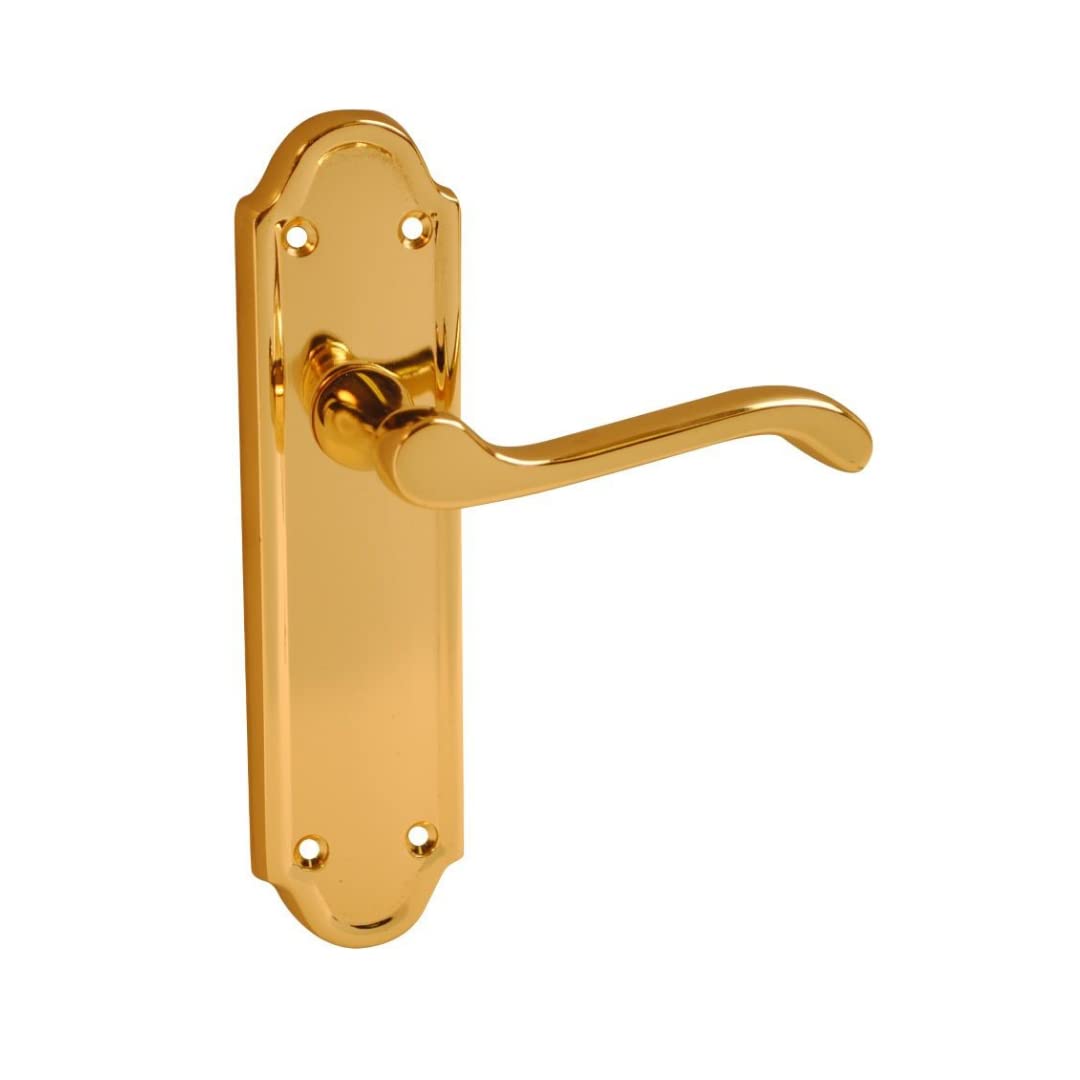 Vibe Beaumont Lever Latch On Brass Door Handle Beaumont Lever Latch On Brass For Internal Doors