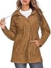 Kikibell Lightweight Raincoat for Women with Hood ... #2