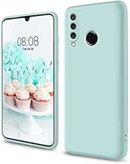 SouliGo Huawei P30 Lite Case Silicone Soft Gel Bumper Rubber Cover Girls Women Slim Lightweight Microfiber Lining Rugged Anti-Scratch Non-Slip Shockproof Cases for Huawei P30 Lite - Light Green