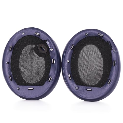 Repuesto de Almohadillas para Auriculares Compatible con Sony WH-1000XM4, Cuero Proteico con Espuma de Memoria, Aislamiento de Ruido, Instalación Fácil en Color Azul miniatura 7