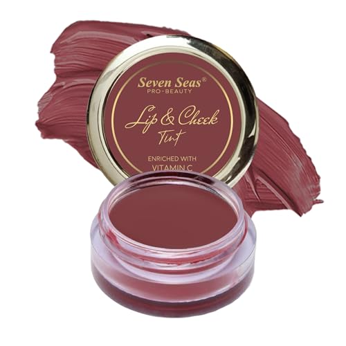 Image of Seven Seas Lip & Cheek Tint Richness Of Essential Oils And Vitamin C For Lips, Eyelids & Cheeks, Matte Finish Give You a Soft Natural Glow (Copper Rust)