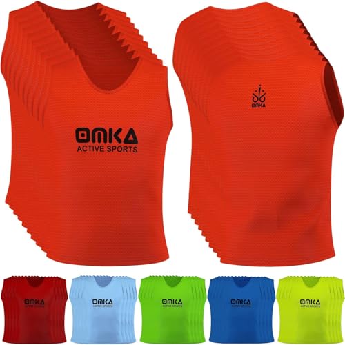 Vêtements d'entraînement OMKA lot de 12 mixte maillot de sport collectif