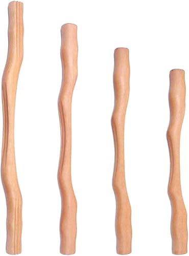 Miniatura 2 de pistro Varilla de raspado de madera Herramientas de masaje muscular masajeador de espalda - 4 piezas