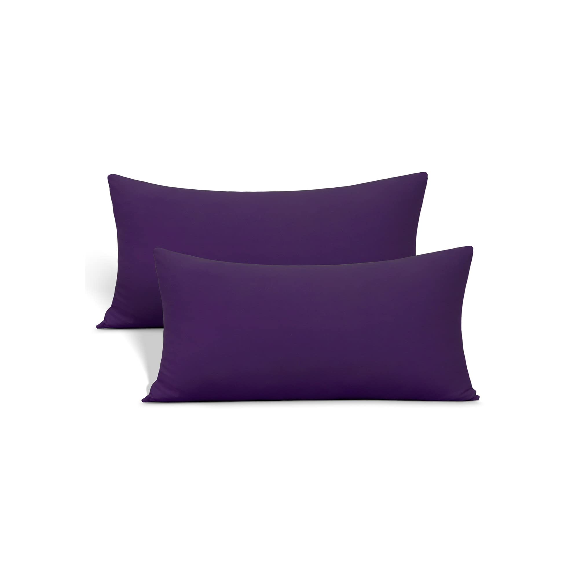 N&Y HOME Jersey Knit Small Pillowcases, Purple, 12x16/13x18/14x20 โ image 1