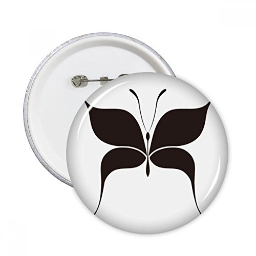 Fée ronde papillon noir badge à offrir en décoration cadeau original multicolore