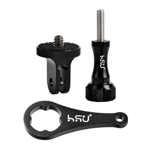 Adaptateur de trépied pour GoPro et caméra de sport avec vis 1/4 pouce