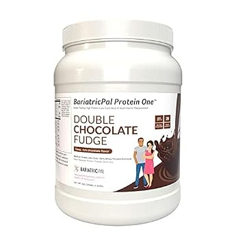 Protein ONE Complete Meal Replacement with Multivitamin, Calcium & Iron by BariatricPal - Double Chocolate Fudge 15 Serving Tub