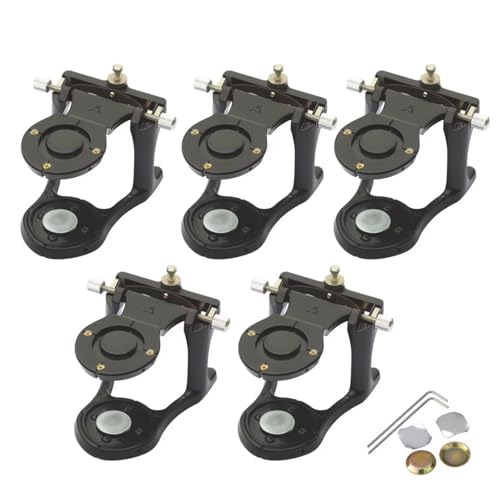 Image of US Stock 5PCS Small Magnetic Articulator,Adjustable Denture Articulator Dental Lab Instruments