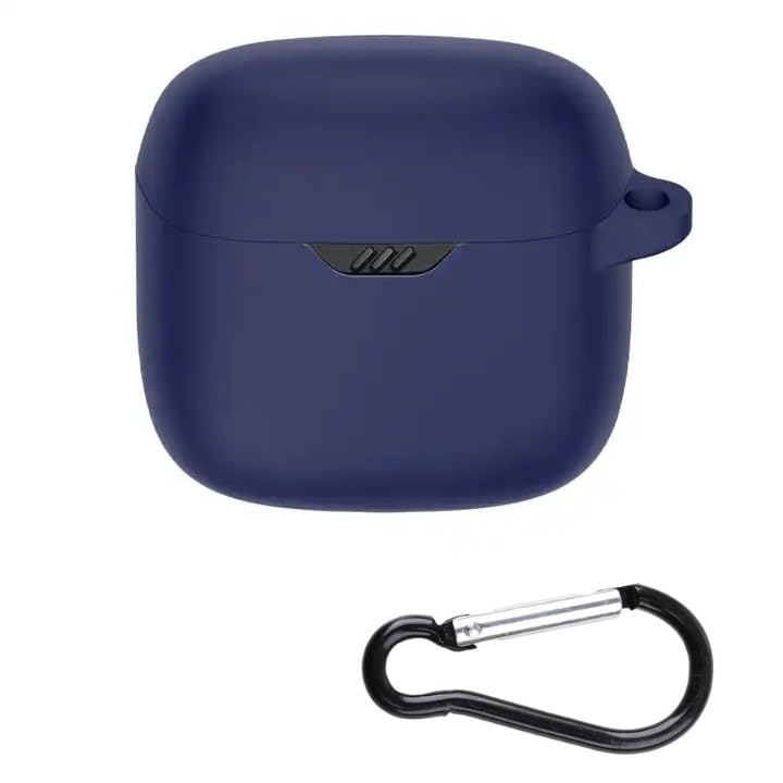 Image of ColorCase Front & Back Full Protection Silicon Case Cover for JBL for Tune Flex - (Blue) (Earbuds Not Included)