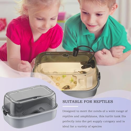 Kit de démarrage aquatic turtle avec zone multifonction pour petits reptiles - 3