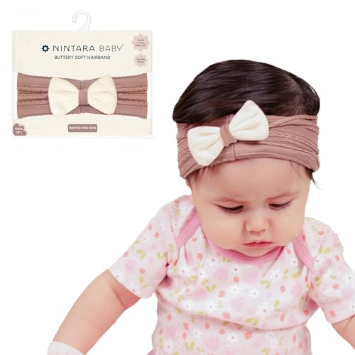 Image of Nintara Baby Hairband - Stretchable, Lightweight Accessory for Newborns