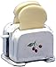 Melody Jane Dollhouse White Cherry Toaster & Slices of Bread Miniature Kitchen Accessory