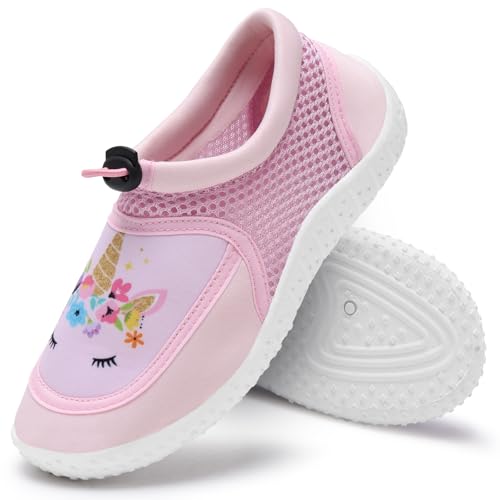 Image of WateLves Kids Water Shoes for Boys and Girls Quick Dry Barefoot Aqua Socks Beach Swim Pool Shoes Toddler Little Kid to Big Kid