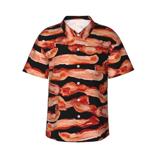 Chemise hawaïenne homme à manches courtes imprimé food original vêtement léger