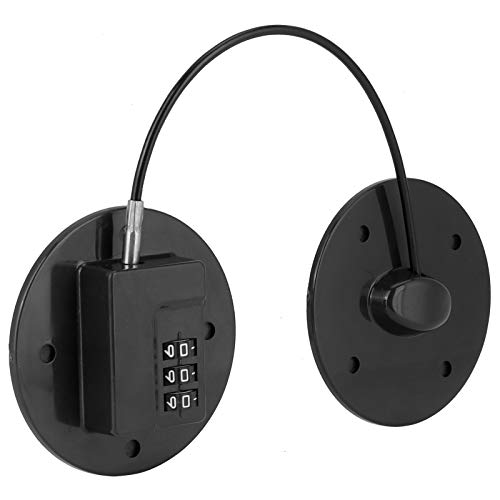 Fybida Serrure de réfrigérateur adhésif Fort, Verrouillage de sécurité pour Enfants, pour la Protection de la Porte de tiroir d'armoire(Black)