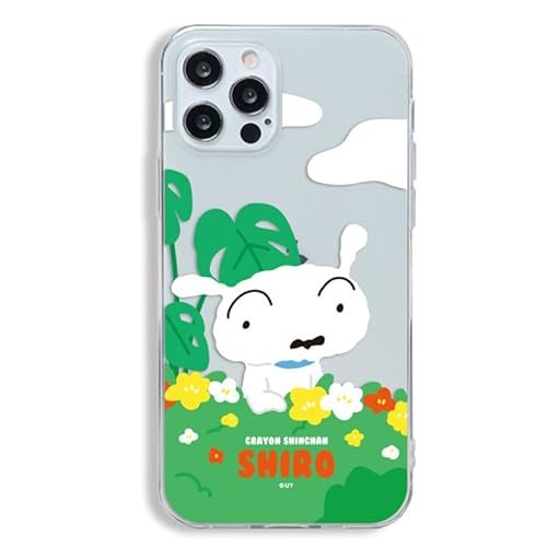 iPhone17 p N񂿂 NA P[X y{甭z CrayonShinchan Siro Garden S1 Clear Case ACtH 17 Ή TPU [[ LN^[ Jo[  V