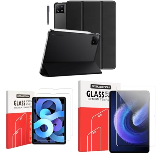 Image of Robustrion Cover for Xiaomi Mi Pad 6 Case Cover 11 inch Flip Stand Cover with Transparent Back for X