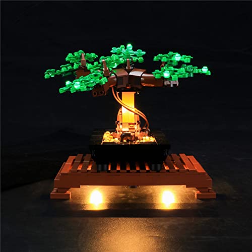 GEAMENT LED Light Kit (Green) Compatible with Lego Bonsai Tree - Lighting Set for Creator...
