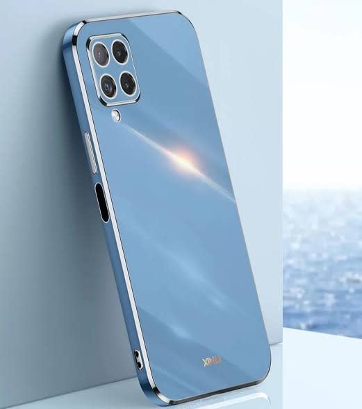 Apurb Store for Samsung Galaxy M53 5G Luxury Square Plating Phone Case Solid Color Soft Silicone Back Cover (for Samsung Galaxy M53 5G (Blue) (B0B9HSBBQL) Amazon Price History, Amazon Price Tracker