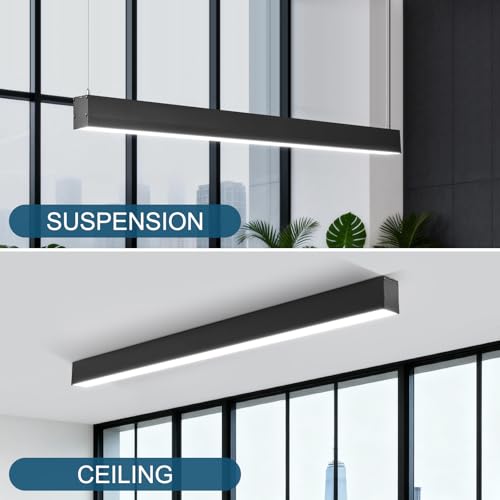 Ghiuop 4FT LED Linear Lights, 45W 3000K-6000K Selectable Hanging Light by Ghiuop - Image 6