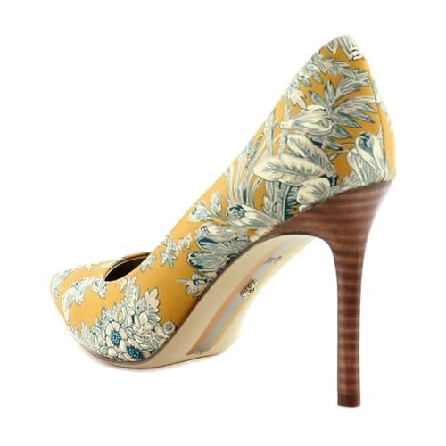 Sam Edelman Hazel Women's Heels Washed Marigold Fabric Size 7.5 W3