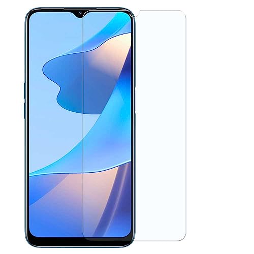 OcioDual Protector de Pantalla Cristal Templado Premium para Oppo A16 Vidrio Plano 9H Anti Golpes Arañazos 2.5D 0.3mm, 1 Protector