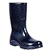 Asgard Women's Mid Calf Rain Boots Short Rubber Boots Waterproof Garden Shoes Starry Blue 39 (8.5)