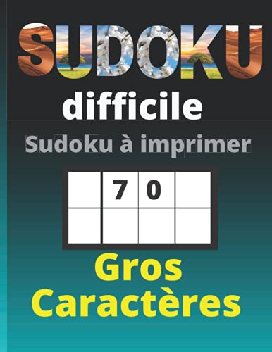 Sudoku difficile: A imprimer