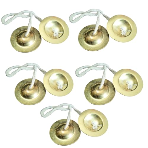 Manjeera Karatal Musical Instrument for Hand Cymbals Bhajan, Kirt...