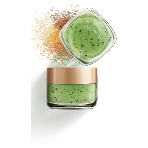 L'Oréal Smooth Sugar Clear Kiwi Face And Lip Scrub, 50ml - Image 4