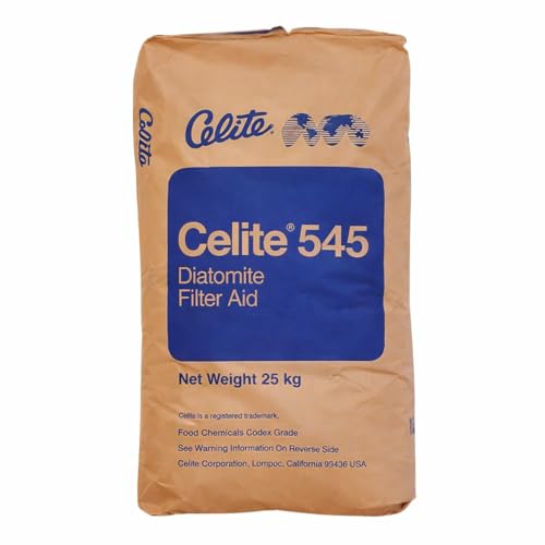 Naturii Celite 545 Sabbia di Diatomee per Filtri DIATOMITE Farina Fossile per Filtro Piscina Uso Tecnico Sacco 25 kg