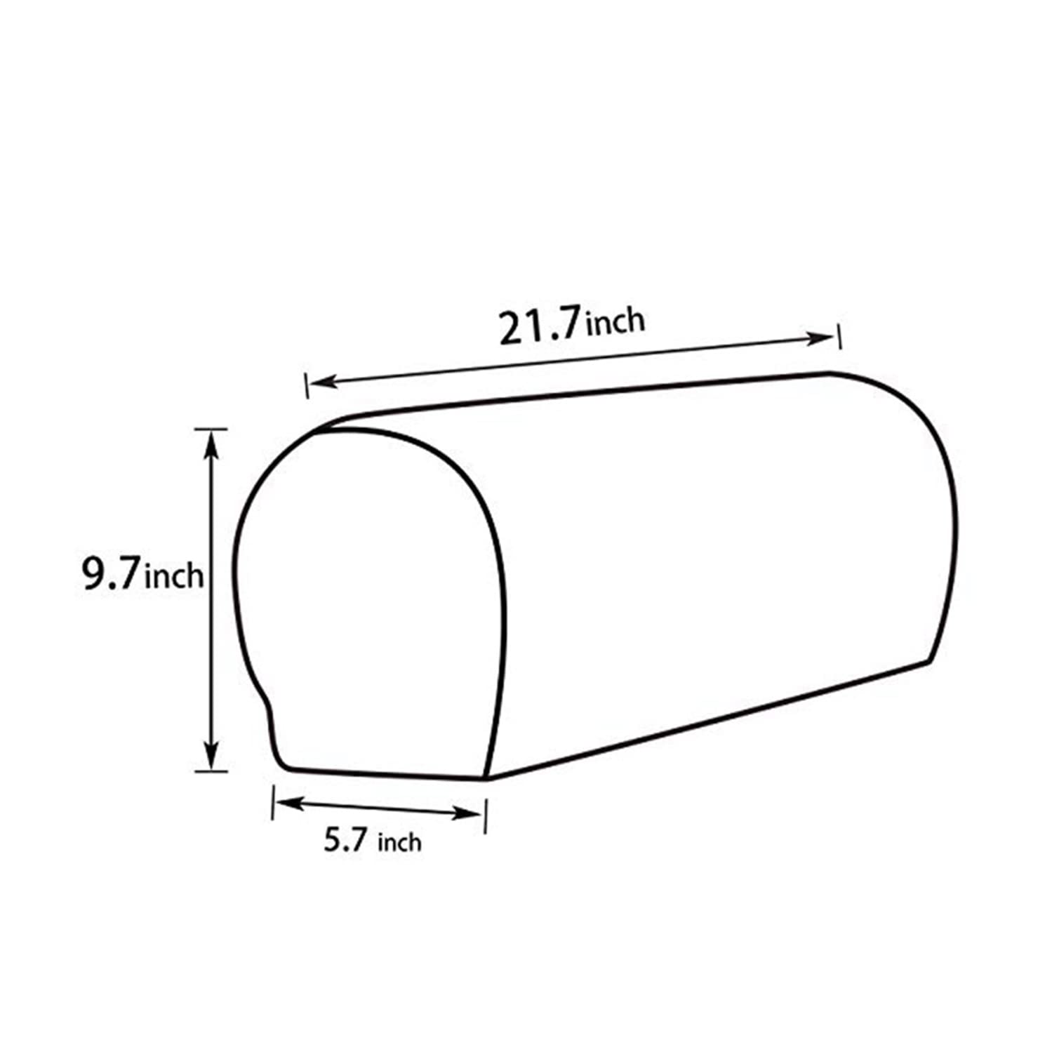Velluto Felpato Corto Copri Braccioli Elastico Morbido Copri Braccioli Anti Scivolo Copri Braccioli Protezione Per Braccioli -grigio-6 pz