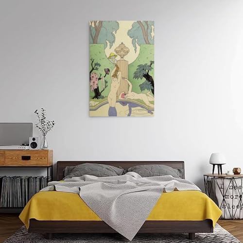 George Barbier Toile Art Déco | Sublimer un Mur Vide Cadre 40x60cm - 3