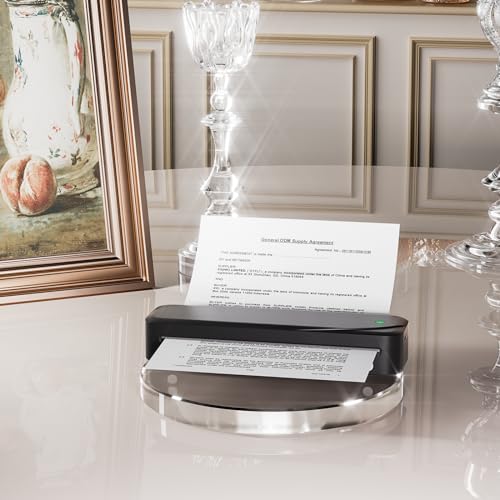 Thermopapier A4-8.27 x 11.69 (210mm x 297mm) Kompatibel mit Phomemo, TATTMUSE & A285M/A28U/A281M/M08F/M832/M832D Thermodrucker A4, für Vertrag, Foto, Hausaufgaben, 10 Jahre Thermopapier, 100 Blatt