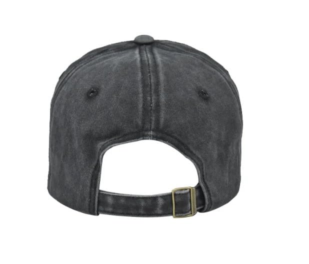 Image of Handcuffs Denim Caps Adjustable Strap Baseball Cap | Unisex Stylish Summer Headwear | Sun Protection Sports Hat for Men & Women