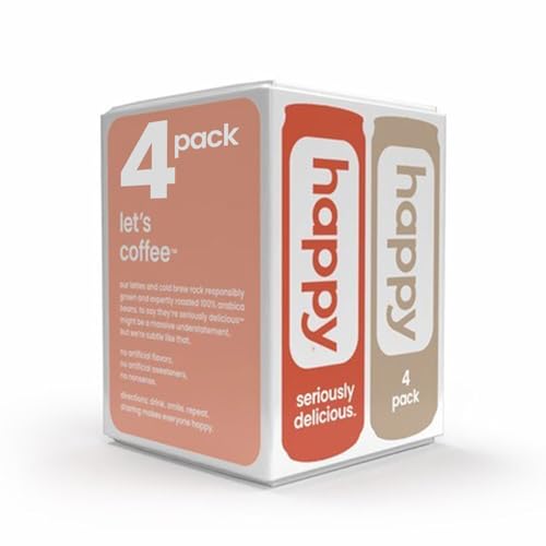 Happy Coffee Canned Latte Variety Pack