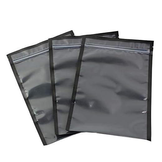 Black and Clear Food Sealer Freezer Bags for Storing Fish, Vegetables, Meat, Grains, Fruit, Nuts, and Cereal, Great Choice for Sous Vide Cooking (8" x 12")