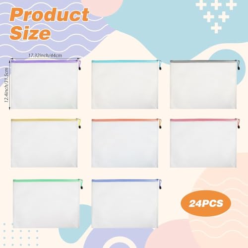 Pochettes mesh de 8 couleurs à fermeture éclair pour jeux - 3