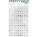 Heidi Swapp 6 Sheets Memory Planner Date Stickers, Clear