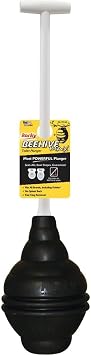 Korky Beehive Max 25 in. L x 5 in. Dia. Toilet Plunger